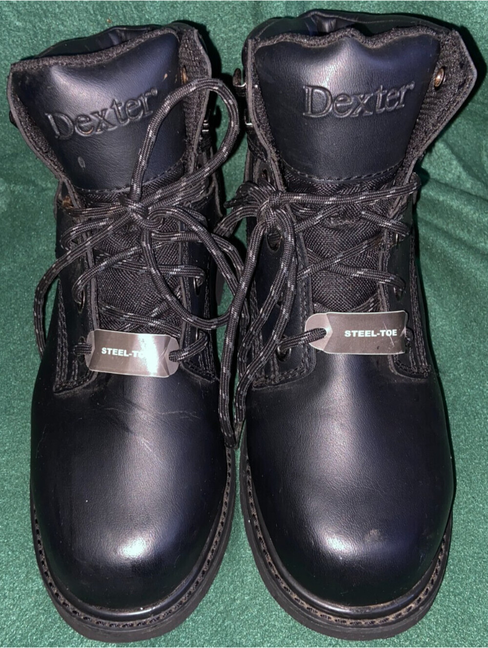 Dexter Comfort Boots Oil Resistant Black Work Construction Motorcycle Sz 6 1/2 W